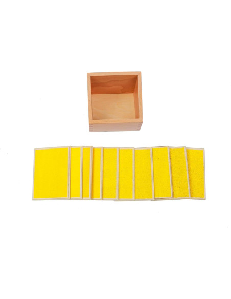 Tabletas Táctiles Montessori Adena - Desarrollo Sensorial 5 Pairs