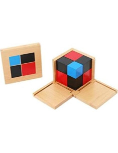 Cubo Binomial Montessori Adena - Juguete Educativo 0.57 kg 2