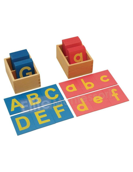 Letras de Lija Montessori Elite - Mayúsculas y Minúsculas