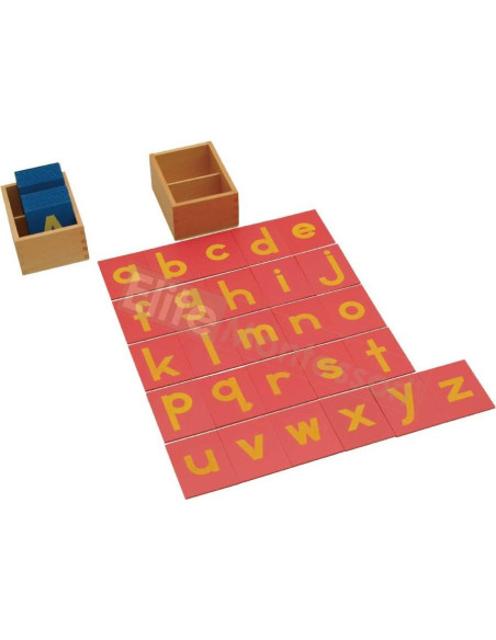 Letras de Lija Montessori Elite - Mayúsculas y Minúsculas