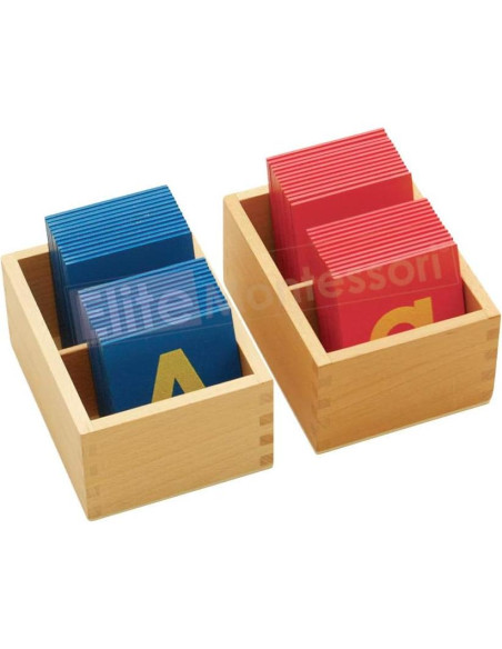 Letras de Lija Montessori Elite - Mayúsculas y Minúsculas
