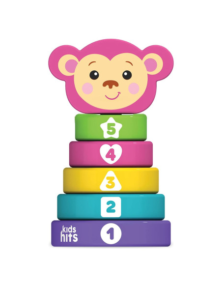 Juguete de Apilamiento de Madera Kids Hits Mono 11.5x23.1cm