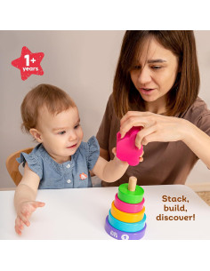 Juguete de Apilamiento de Madera Kids Hits Mono 11.5x23.1cm 2