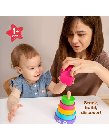 Juguete de Apilamiento de Madera Kids Hits Mono 11.5x23.1cm