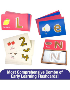 Tarjetas Táctiles de Letras y Números MFM TOYS - Aprendizaje Temprano 2