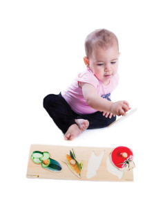 Rompecabezas de Madera Gigante Edushape Verduras 4 Piezas
