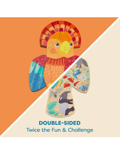 Rompecabezas de Madera HABA Loro 2 en 1 para Niños 4-6 Años 2