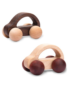 Carro de Empuje de Madera Orgánica Hagamos 2 Piezas