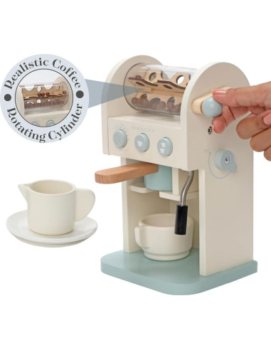 Juego de Café de Madera Toodly - Set Imaginativo para Niños