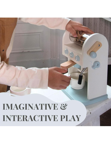 Juego de Café de Madera Toodly - Set Imaginativo para Niños