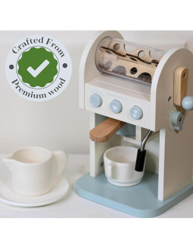 Juego de Café de Madera Toodly - Set Imaginativo para Niños