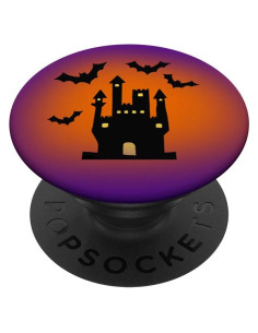 PopSockets Casa Embrujada Halloween Negro Naranja Púrpura