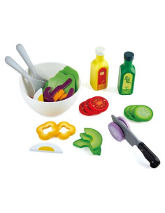 Juego de Ensalada Saludable Hape 39 Pzs para Niños 3 Años