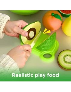 Set de Juguete de Comida iPlay, iLearn - 55 Piezas para Niños 2