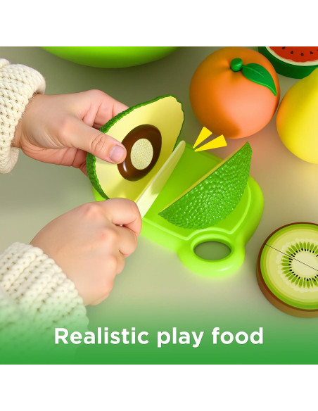 Set de Juguete de Comida iPlay, iLearn - 55 Piezas para Niños