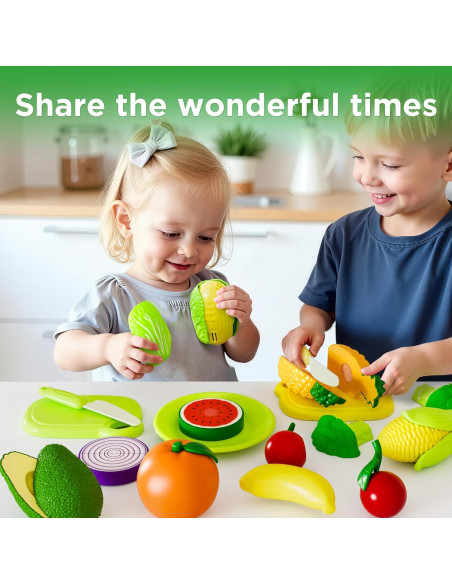 Set de Juguete de Comida iPlay, iLearn - 55 Piezas para Niños