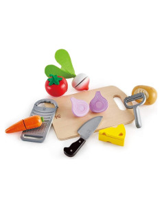 Juego de Cocina Hape - Alimentos de Madera para Niños