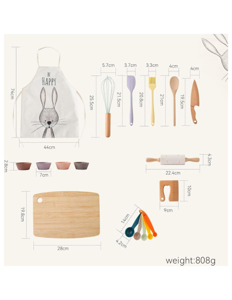 Juego de cocina para niños Promise Babe 14 piezas Montessori