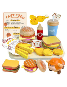 Juego de Comida de Madera Masonbaby KABI-0180 para Niños