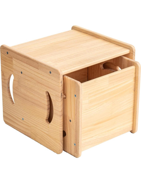 Juego de Mesa y Sillas de Madera Montessori CYMF - 38x36x33.6 cm