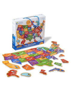 Rompecabezas Magnético de Geografía EE. UU. Learning Resources 45 Piezas