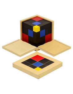 Cubo Trinomial Elite Montessori - Juguete Educativo 27 Piezas