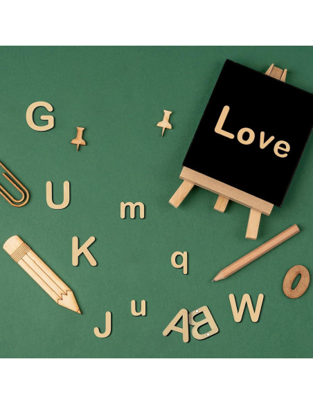 Letras Magnéticas de Madera Xuhal - 52 Piezas para Aprendizaje