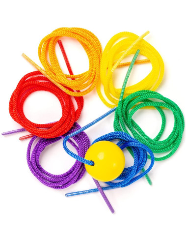 Constructor Sensorial de Perlas de Madera Stages - 96 Piezas