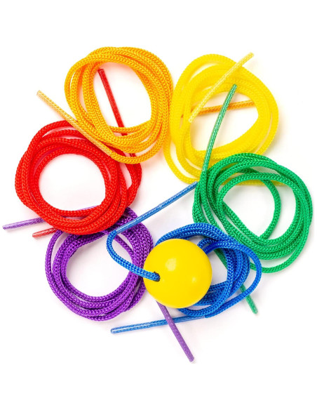 Constructor Sensorial de Perlas de Madera Stages - 96 Piezas