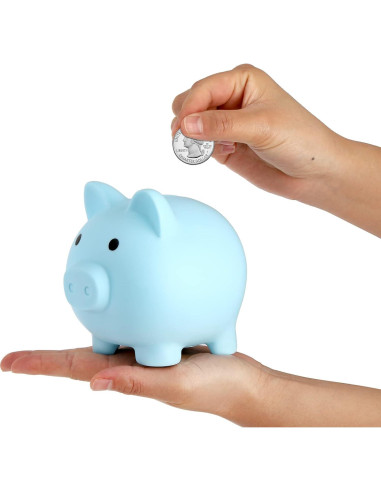 Alcancías de Plástico en Forma de Cerdo ZEAYEA - 4 Piezas