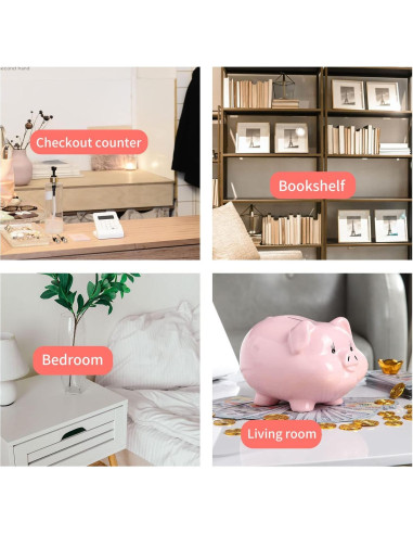 Alcancía Cerámica Rosa 20x17x13 cm PIG WORLD