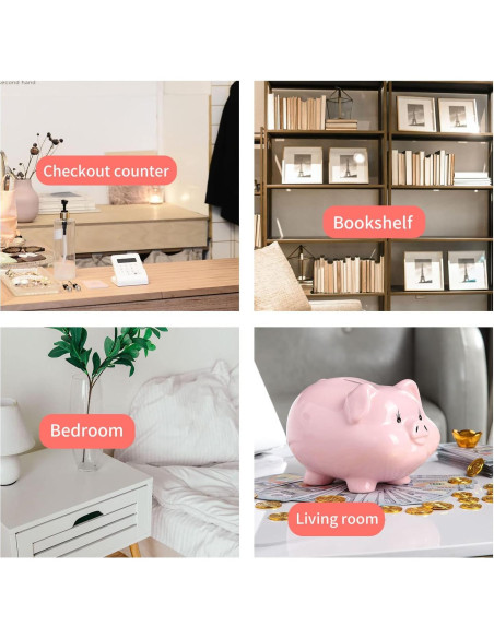 Alcancía Cerámica Rosa 20x17x13 cm PIG WORLD