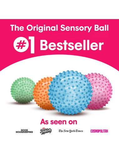 Pelota Sensorial Edushape 17.78 cm para Bebé - Desarrollo Motor