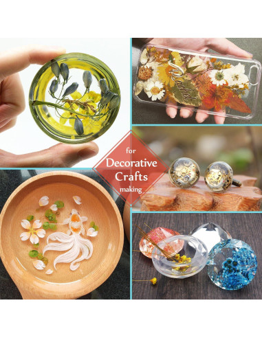 Resina UV Transparente DecorRom 120g para Joyería y Manualidades