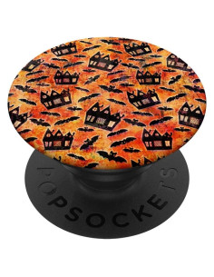 PopSockets Grip Halloween Casa y Murciélagos 13.6g