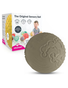 Bola Sensorial Texturizada Edushape 17.78 cm Boho Chic Olive