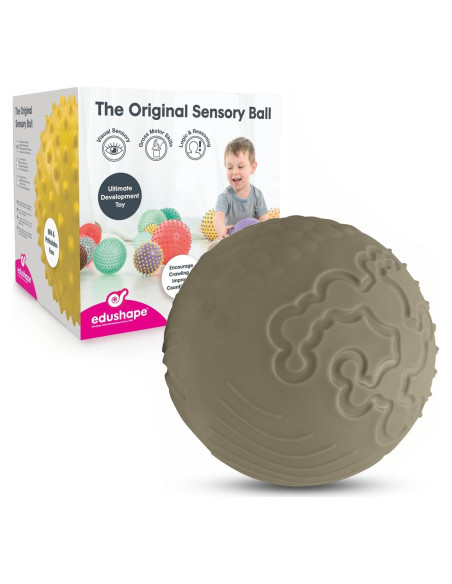 Bola Sensorial Texturizada Edushape 17.78 cm Boho Chic Olive