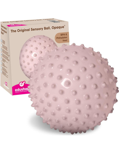 Bola Sensorial Edushape 18 cm Boho Chic Rosa para Bebés