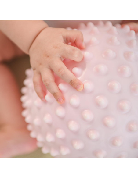 Bola Sensorial Edushape 18 cm Boho Chic Rosa para Bebés