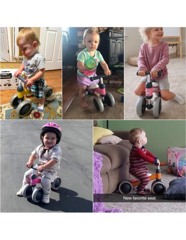 Bicicleta de Equilibrio BEKILOLE Azul para Niños 1-3 Años