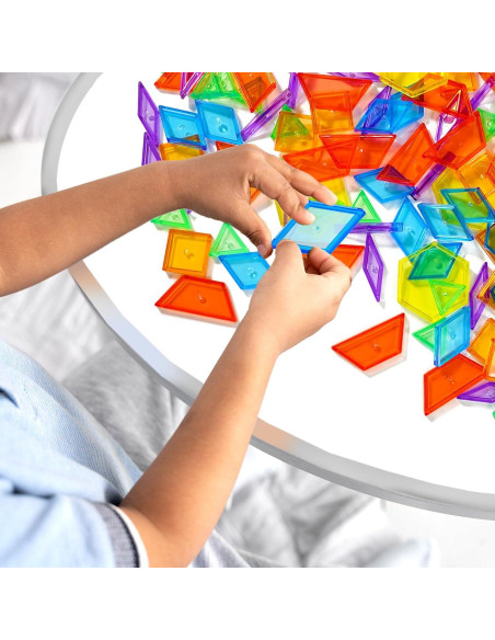 Bloques de Patrón Transparentes Bbiamsleep 147 Pcs para Mesa de Luz