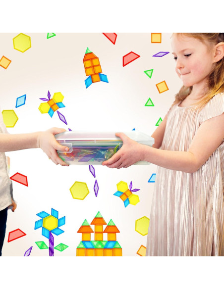 Bloques de Patrón Transparentes Bbiamsleep 147 Pcs para Mesa de Luz