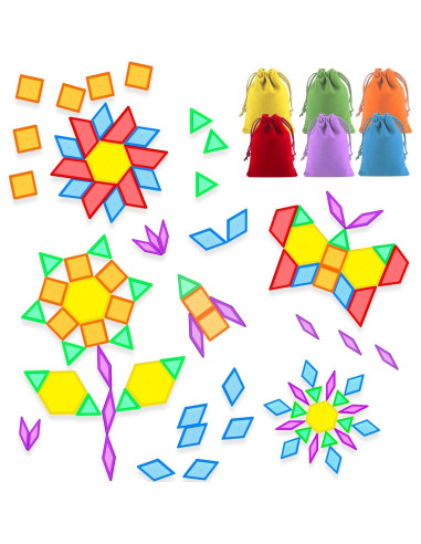 Bloques de Patrón Transparentes Bbiamsleep 147 Pcs para Mesa de Luz