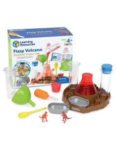 Kit de Ciencia Volcán Efervescente Learning Resources - 13 Piezas, 4+ Años