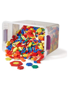 Bloques de Patrón Hand2Mind para Niños - Set de 1250 Piezas