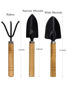 Juego de Herramientas de Jardinería Mini NiuXTool 3 Piezas 2