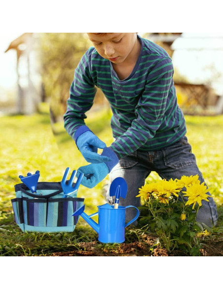 Juego de Herramientas de Jardín para Niños Megawodar con Bolsa