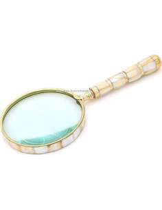 Lupa de Mano ROORKEE 10x con Lente de Vidrio 4" Antiguo 2