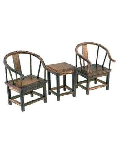 Muebles Miniatura Casa de Muñecas EatingBiting 1/6 Sofá Mesa Sillas