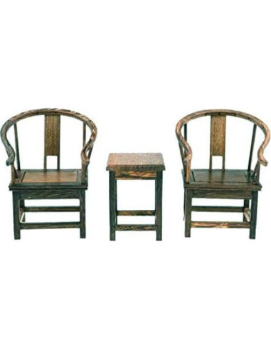 Muebles Miniatura Casa de Muñecas EatingBiting 1/6 Sofá Mesa Sillas